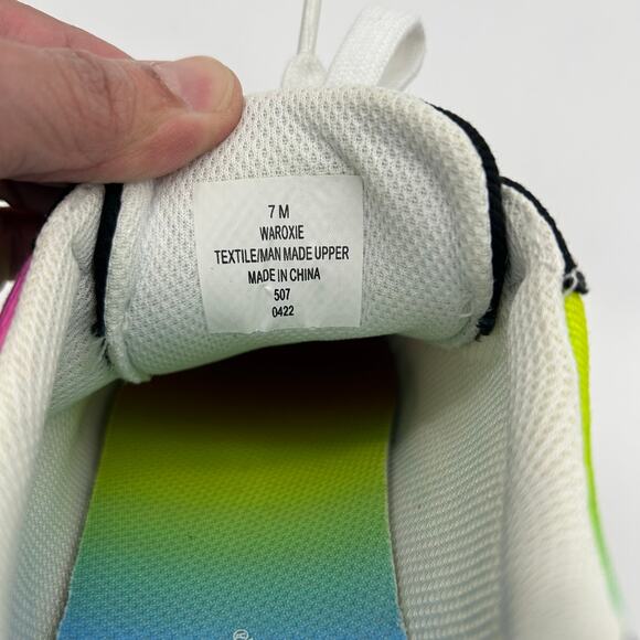 Air Walk Roxie Black Rainbow Pride Color Shoes Size Women's‎ 7M - Picture 7 of 7